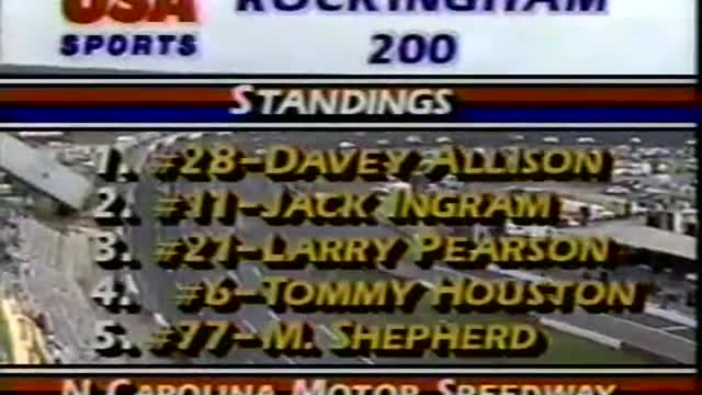 1986 Rockingham - Sandhills 200 Late Model Sportsman race