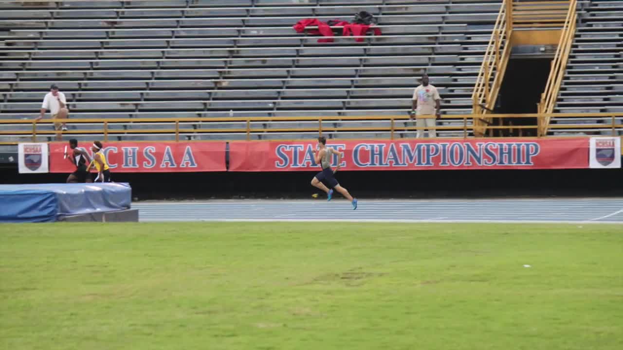 20180520 NCHSAA 3A State Track & Field Championship - Boys 4x400 meters