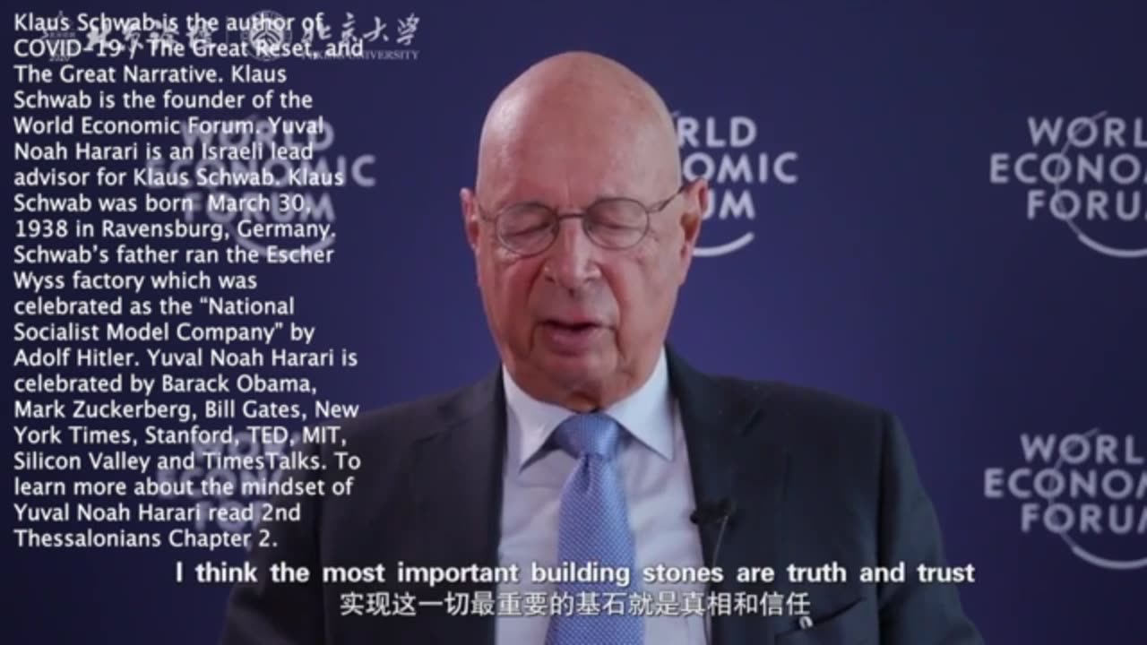 Klaus Schwab If You Take the Genetic Editing.That It Changes YOU.