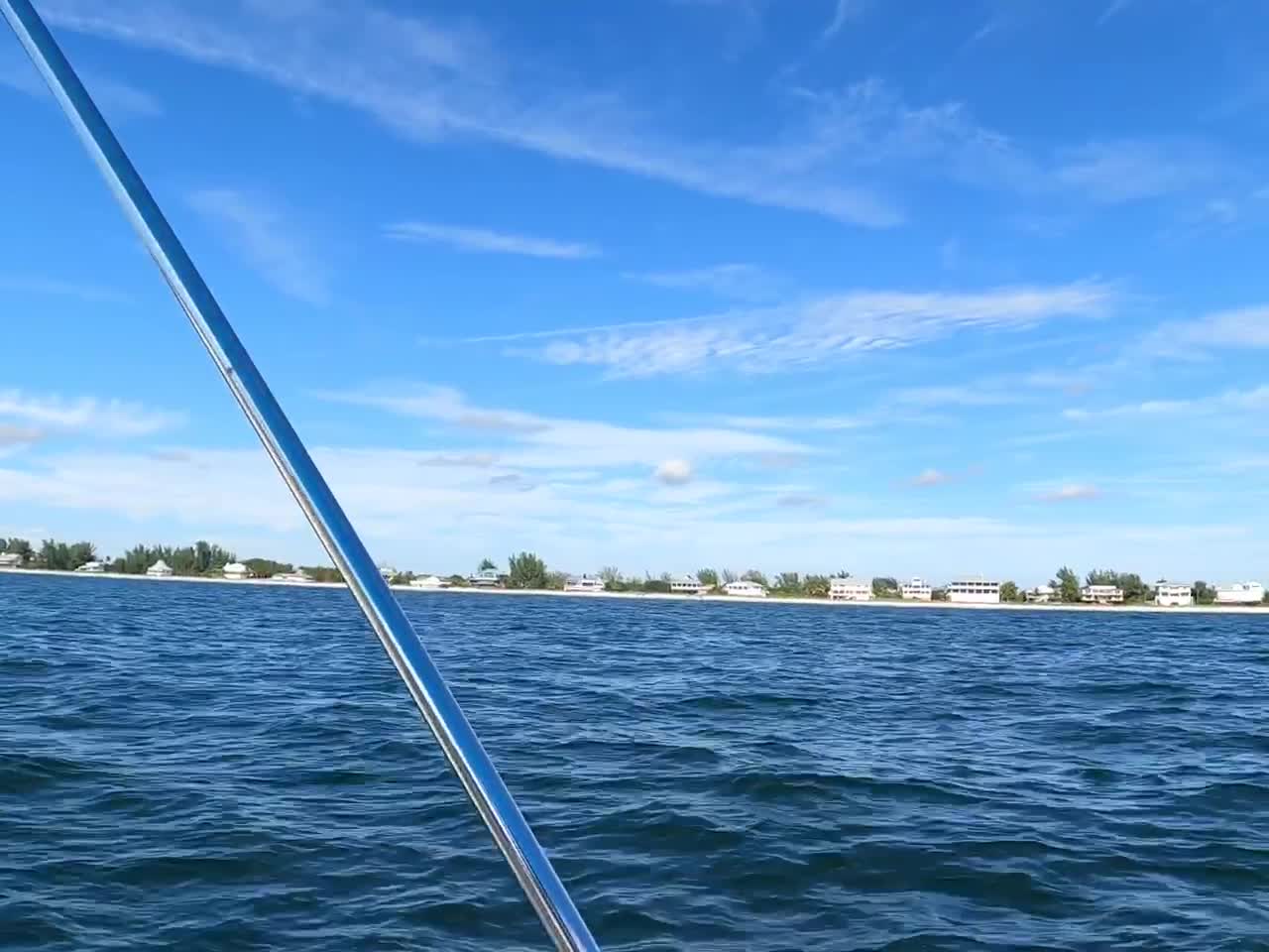 Boating from Lemon Bay out to Don Pedro Island LGI Palm Island