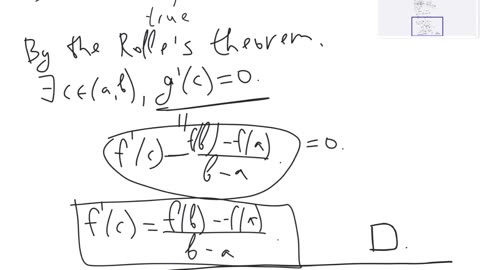 Lagrange's mean value theorem | mathematical analysis | elementary level