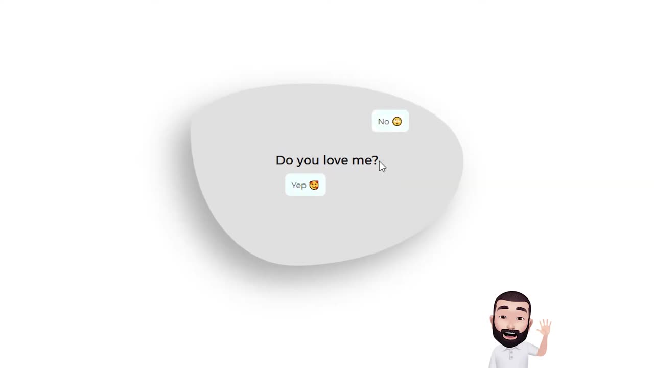 Do you love me? | Funny idea | HTML | CSS | JS