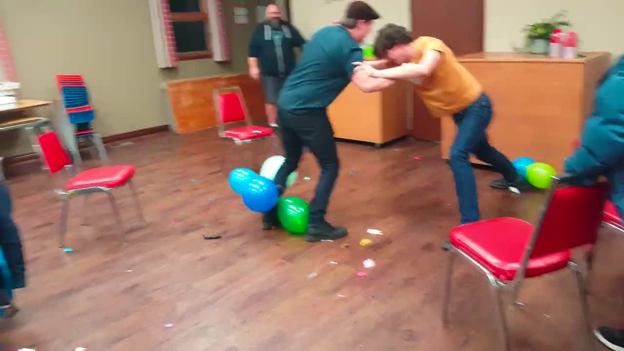 Balloon Wrestling: Caleb VS. Joshua