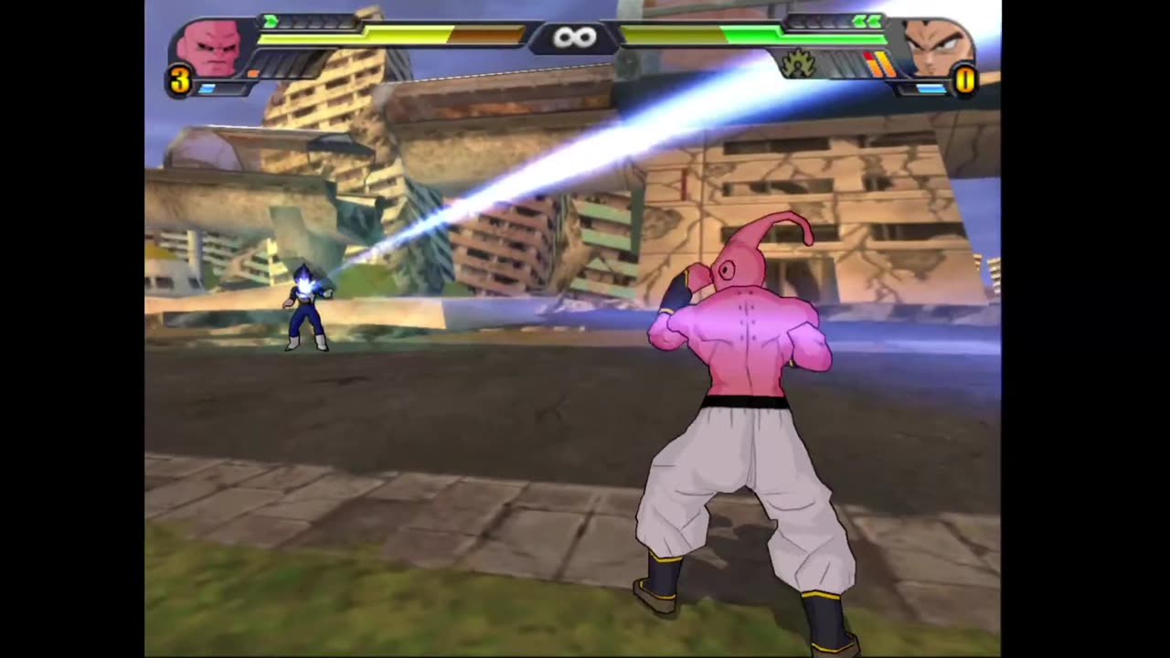 Super Buu vs Vegeta Dragon Ball Z Budokai 3