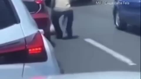 Man steals cock from traffic