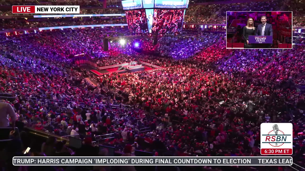 FULL SPEECH: Eric & Lara Trump Deliver Remarks at Madison Square Garden