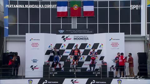 [MotoGP™] Indonesia GP - MotoGP Podium Ceremony