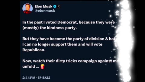 Elon Musk on the Democrats