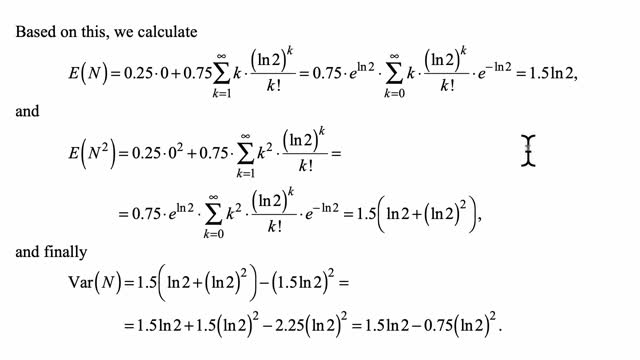 Exam P exercise for May 17, 2021