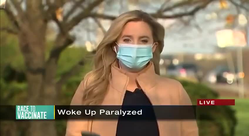 33 year old woman wakes up paralyzed hours after vaccination