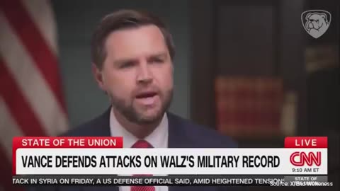 WATCH: Vance Toast Gov. Walz, Outfoxes CNN Host to Nuke Walz's Military Record Dishonesty