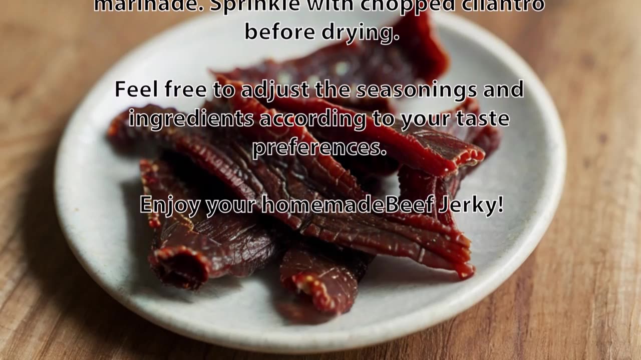 Basic Beef Jerky Recipe