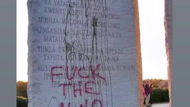 Georgia Guidestones Vandalized