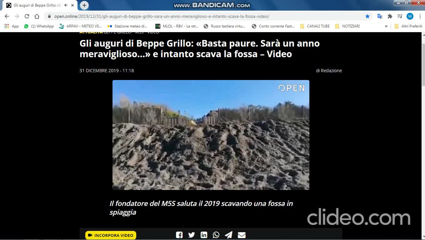 Beppe Grillo "Nostradamus"