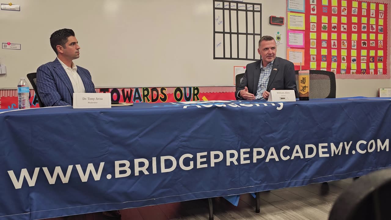 William Allen at the Florida Charter School Alliance School Board Candidate Forum