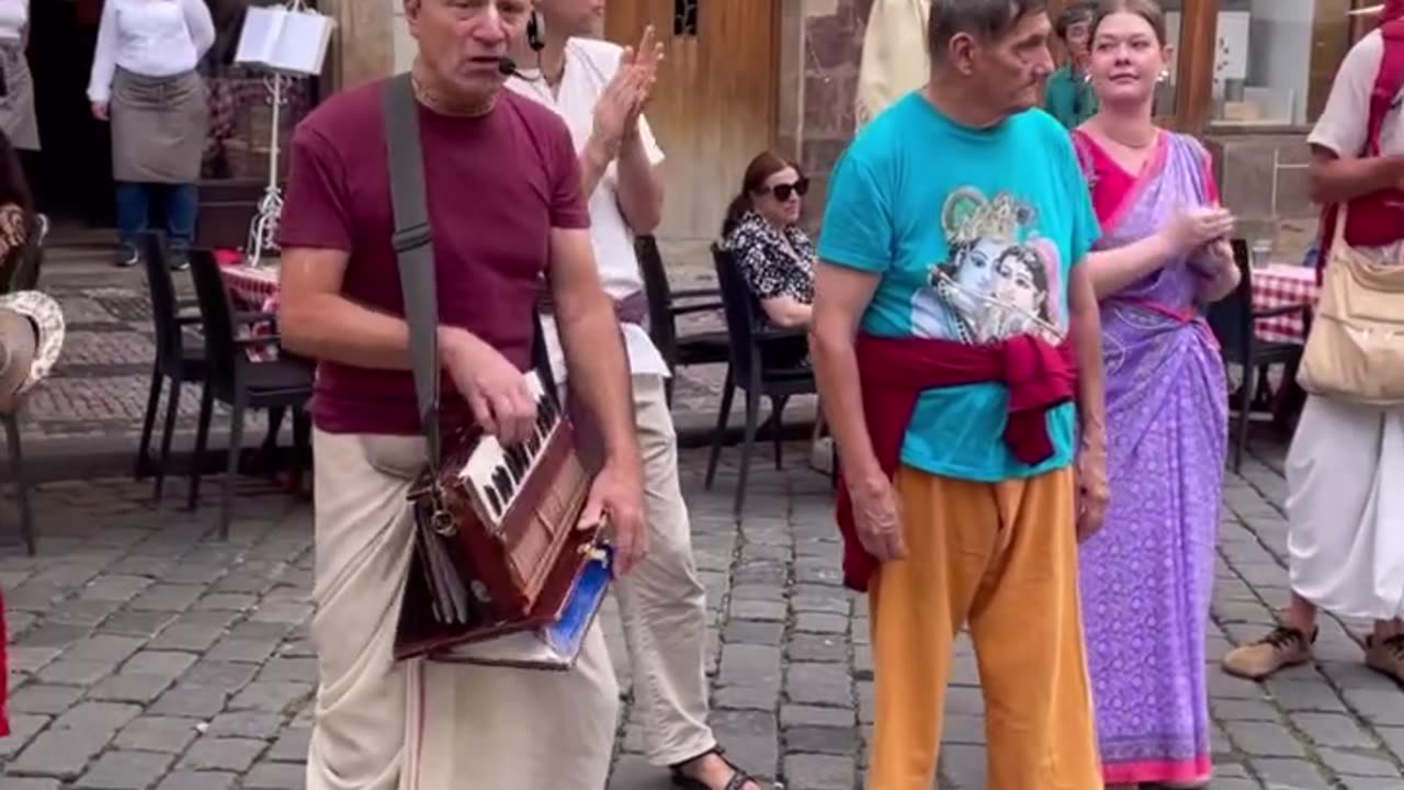 Harinam Sankirtan in Prague, Czech Republic September 2024