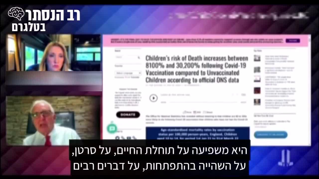 ד"ר שומכר על השוואה שבוצעה בין 2 קבוצות ילדים, קבוצת "מחוסנים" וקבוצת "לא-מחוסנים", הממצאים מזעזעים