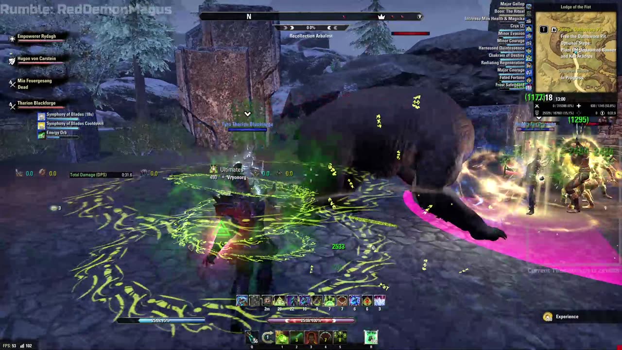 [ESO Clip] "Tank" can't tank a bear