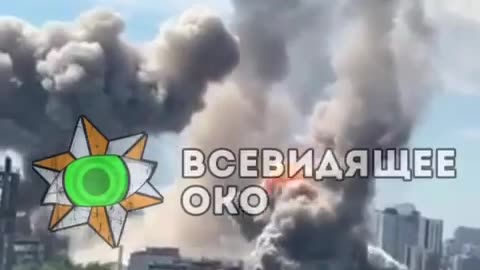 Footage of Russian missile strikes in Kyiv