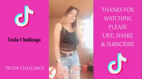 TikTok Tesla Challenge Videos Compilation 2018