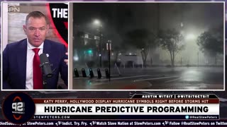 Hurricane Predictive Programming: Katy Perry displays Hurricane symbols right before Storms hit