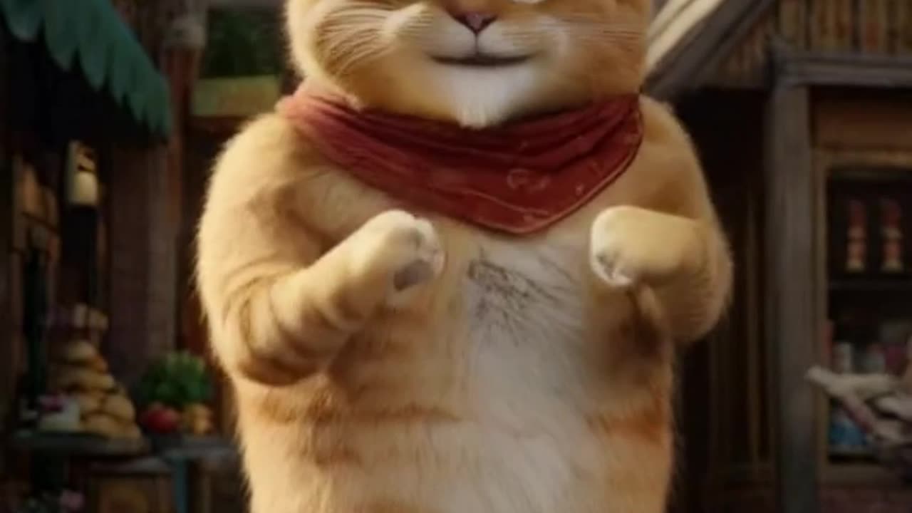 dancing cat