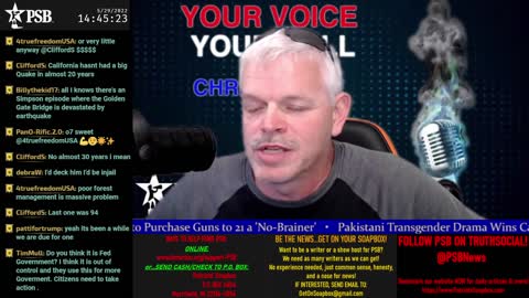 2022-05-29 14:00 EDT - Your Voice, Your Call: with Chris Moore