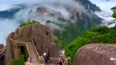 Huangshan stretches across southern Anhui Province in eastern China.