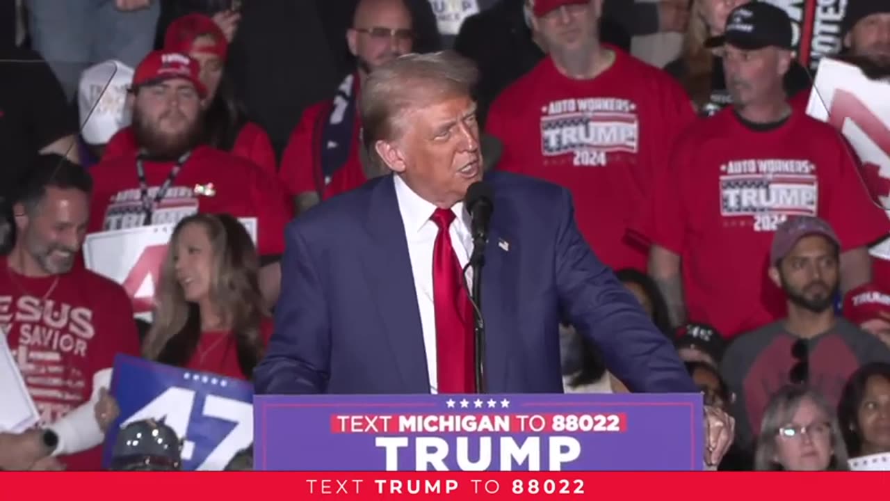 Donald J Trump - LIVE: President Trump in Novi, MI