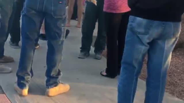 People Line Up to Give Blood for Mass Shooting Victims