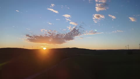 landscape sky sunset clouds