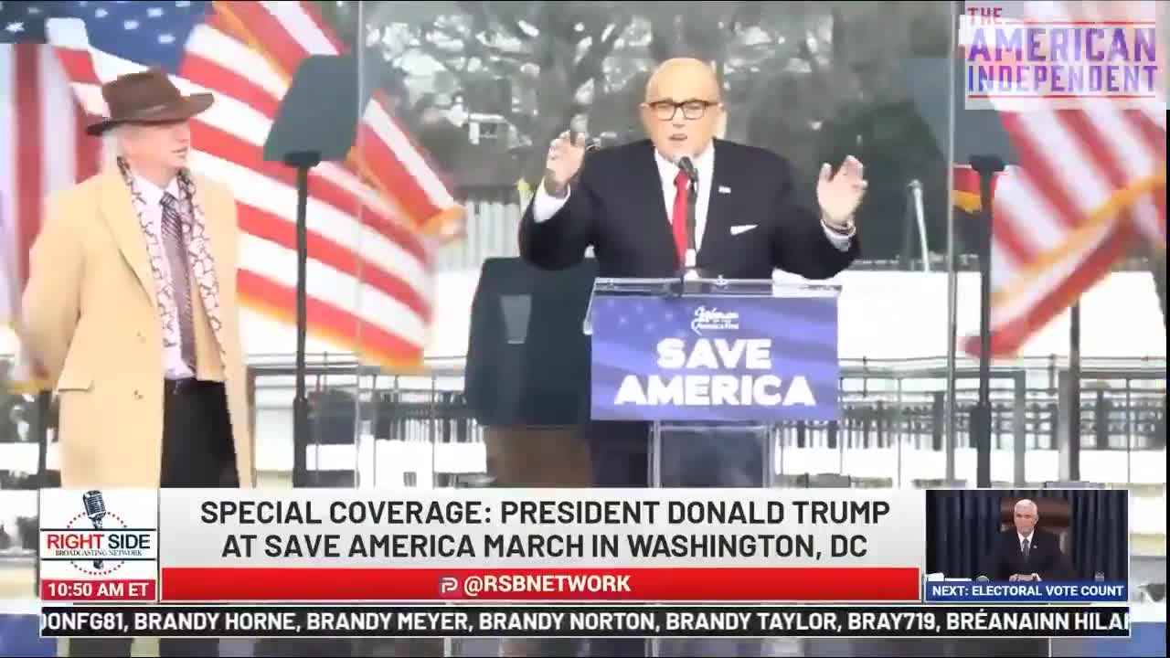 Rudy Giuliani has some BOLD WORDS!