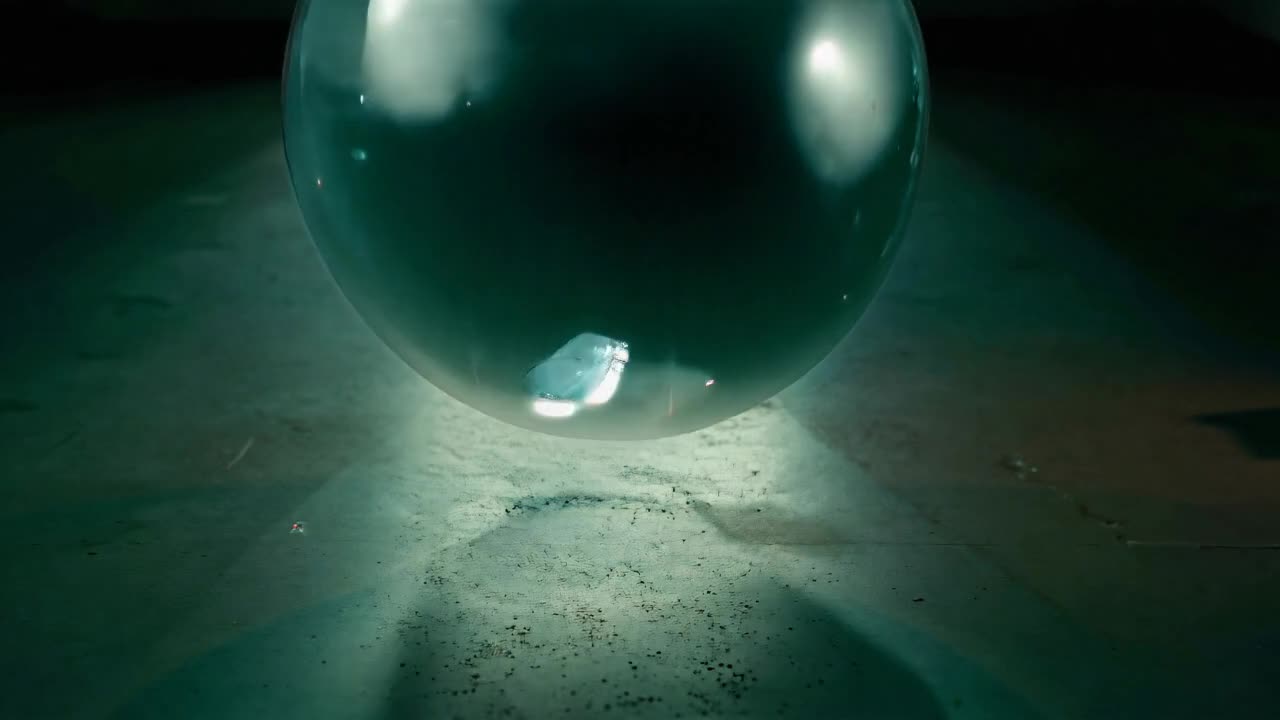 Mysterious bubble takes off: a sight you won't be able to tear yourself away from!