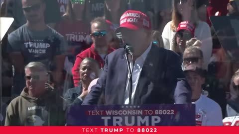 President Donald Trump Holds a Rally in Mosinee, Wisconsin 9/7/24