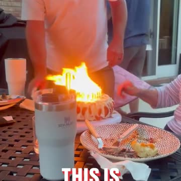 This Might Be Too Old For Birthday Cake Candles... 🎂🔥