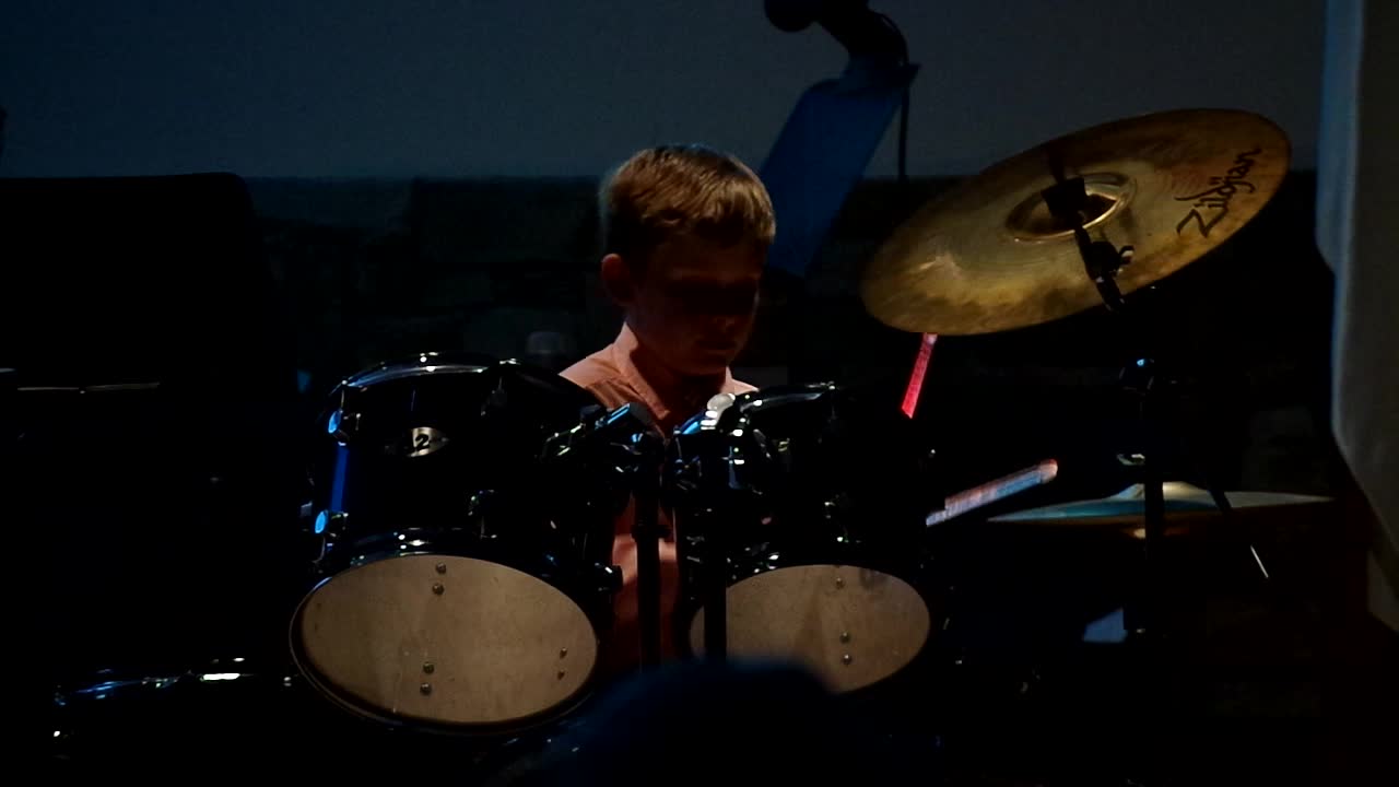 Braiden Cowell performing at Dean Johnson's Music Summer 2016 Student Recital