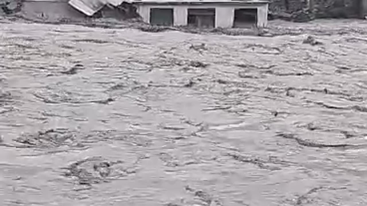 Flood in Chitral Pakistan