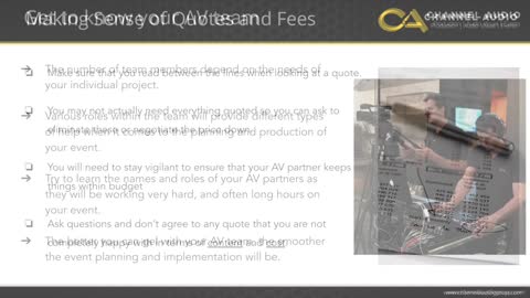 AV Crash Course for Event Planners
