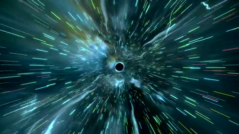 Worm hole seen inside