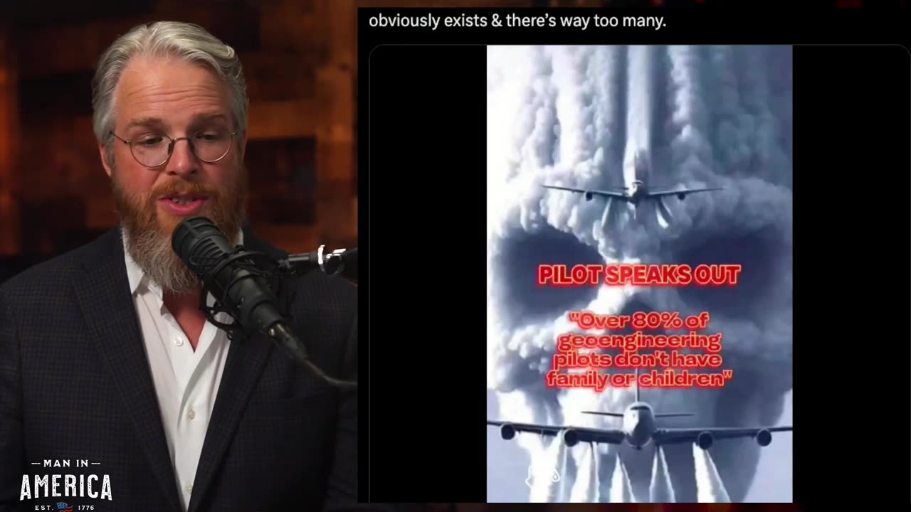 RFK JR Says Their Administration Will Stop Chemtrailing (Clip) Man In America