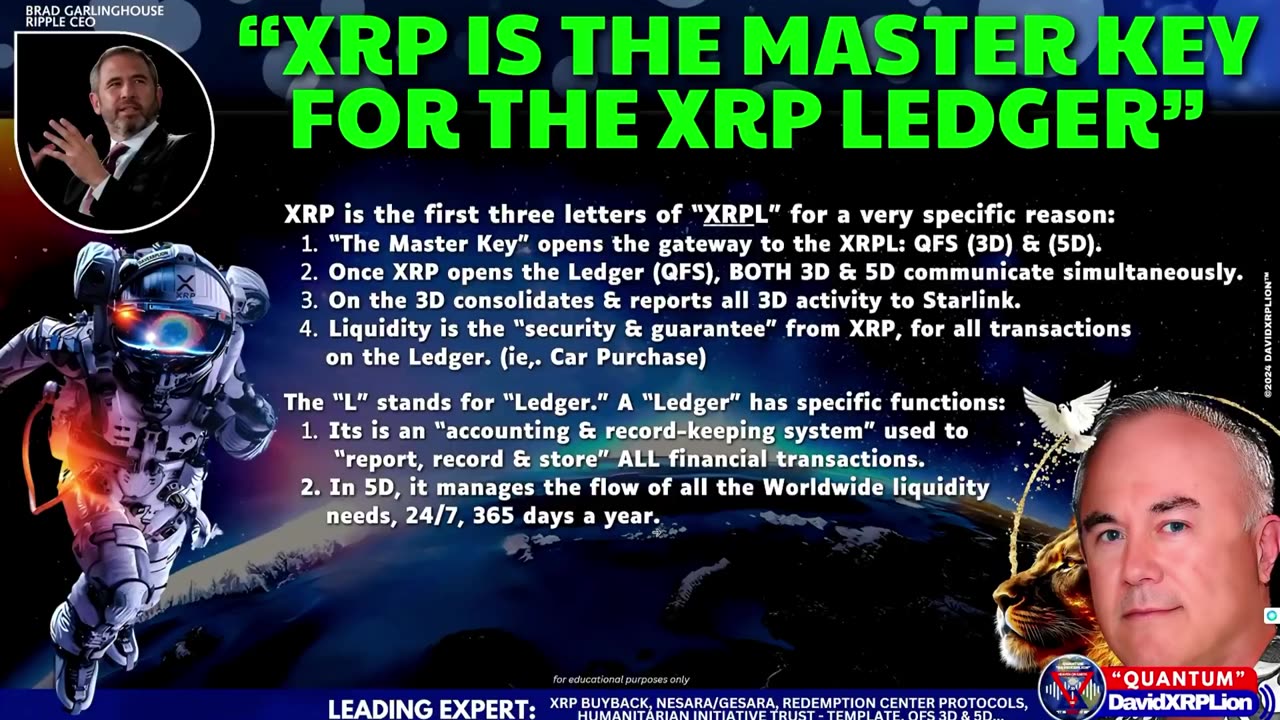 XRP IS THE MASTER KEY FOR THE XRP LEDGER