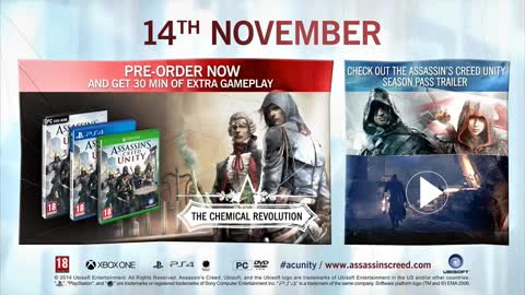 Assassin's Creed Unity Cinematic Trailer.