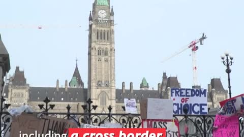 Canadian Truckers Protest Against COVID-19