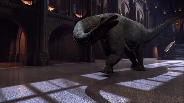 Diplodocus animation