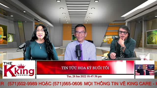 TIN TỨC HOA KỲ BUỔI TỐI - 06/28/2022 - The KING Channel