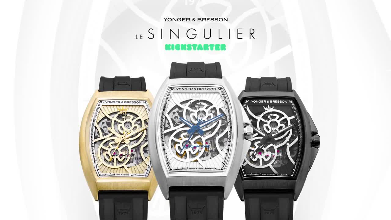 Swiss-French Mechanical Skeleton Watch Le SINGULIER