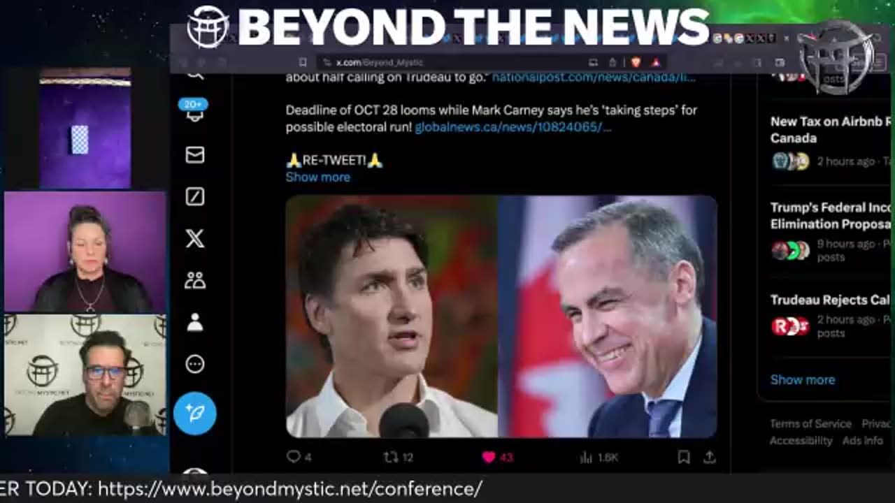 🟢 BEYOND THE NEWS with JANINE & JEAN-CLAUDE PUBLIC EDITION - OCT 24