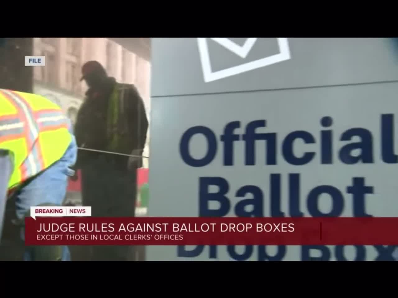 Wisconsin judge rules ballot drop boxes are illegal