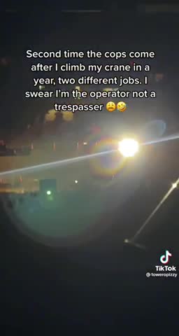 Canadian crane operator