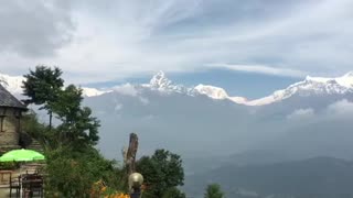 Mountain view from top of the world